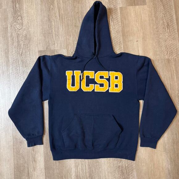 Vintage ucsb russell athletic hoodie made in usa - Picture 1 of 7